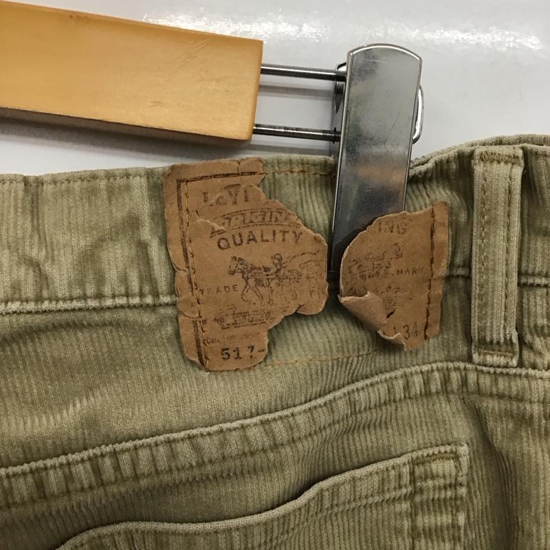 リーバイス Levi s パンツ ワークパンツ、ペインターパンツ コーデュロイ 517-15 31インチ 無地 ベージュ / ベージュ / beige メンズ USED 古着 中古 10153352
