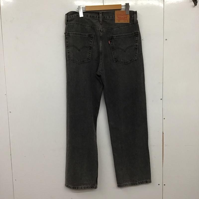 リーバイス Levi s パンツ デニム、ジーンズ A7221-0006 565 ルーズストレート ジーンズ W31 31インチ 無地 ダークグレー / ダークグレー / メンズ USED 古着 中古 10153354