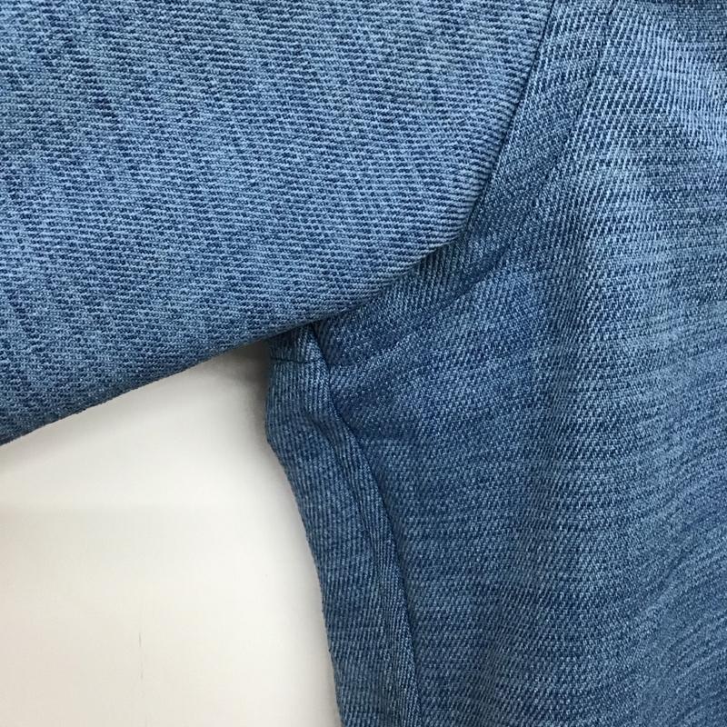 アデイインザライフ ユナイテッドアローズ A day in the life UNITED ARROWS シャツ、ブラウス 長袖 6111-699-0570 リネンライク スラブ ツイル カッタウェイシャツ L 無地 青 / ブルー / blue メンズ USED 古着 中古 10153356