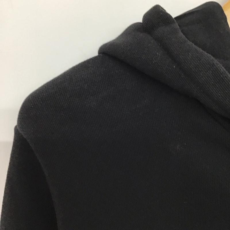 アディダス adidas パーカー 長袖 GE0795 スウェット プルオーバー フーディ トレフォイル S ロゴ、文字 黒 / ブラック / black メンズ USED 古着 中古 10153357