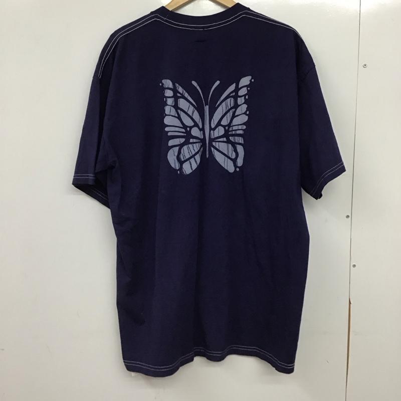 ニードルス Needles Tシャツ 半袖 11-08-0140-334-79-22 ロウケツT23sSP タグ付き XL  紺 / ネイビー / navy メンズ USED 古着 中古 10153358