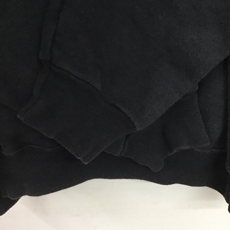 ヘインズ HANES トレーナー 長袖 スウェット プリント 黒 / ブラック / black X 紺 / ネイビー / navy メンズ USED 古着 中古 10153360