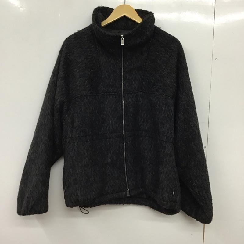 ウィム バイ リドム WYM LIDNM ジャケット、上着 ジャンパー、ブルゾン WYjk1073 WOOL BLEND SHAGGY SHORT BLOUSON M 無地 チャコールグレー / チャコールグレー / メンズ USED 古着 中古 10153361
