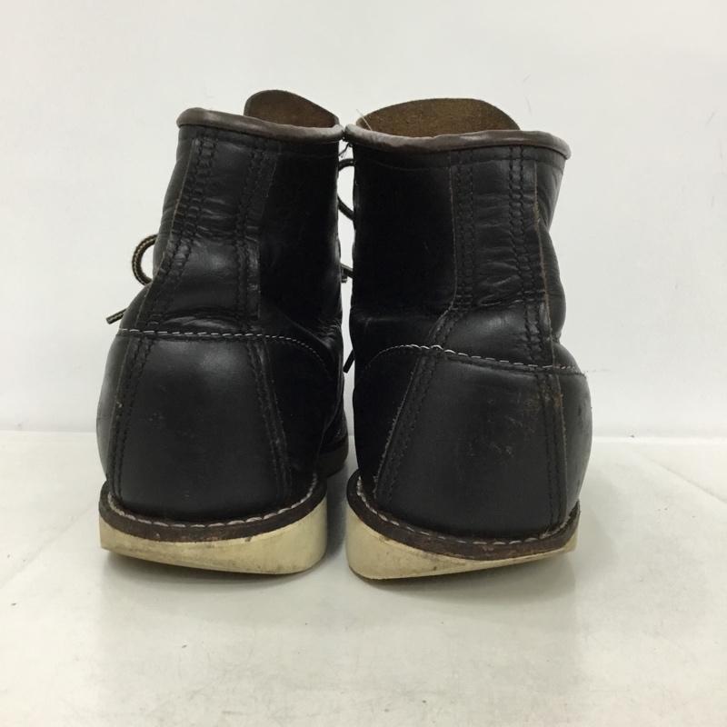 レッドウィング RED WING ブーツ ショートブーツ 8849 6-inch Classic Moc ブラックプレーリー 8.5D 箱有 US：8.5 無地 黒 / ブラック / black メンズ USED 古着 中古 10153362