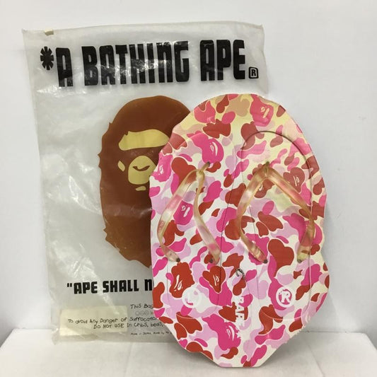 アベイシングエイプ A BATHING APE サンダル サンダル ABC CAMO ビーチサンダル 総柄 マルチカラー / マルチカラー / multicolor メンズ USED 古着 中古 10153364