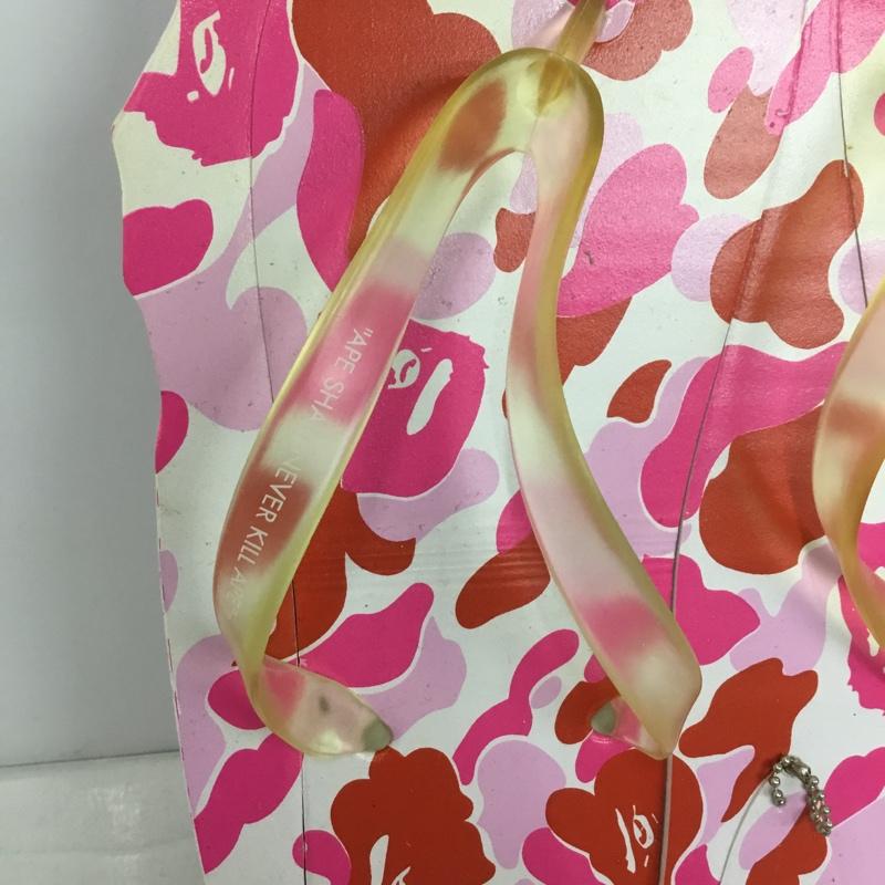 アベイシングエイプ A BATHING APE サンダル サンダル ABC CAMO ビーチサンダル 総柄 マルチカラー / マルチカラー / multicolor メンズ USED 古着 中古 10153364