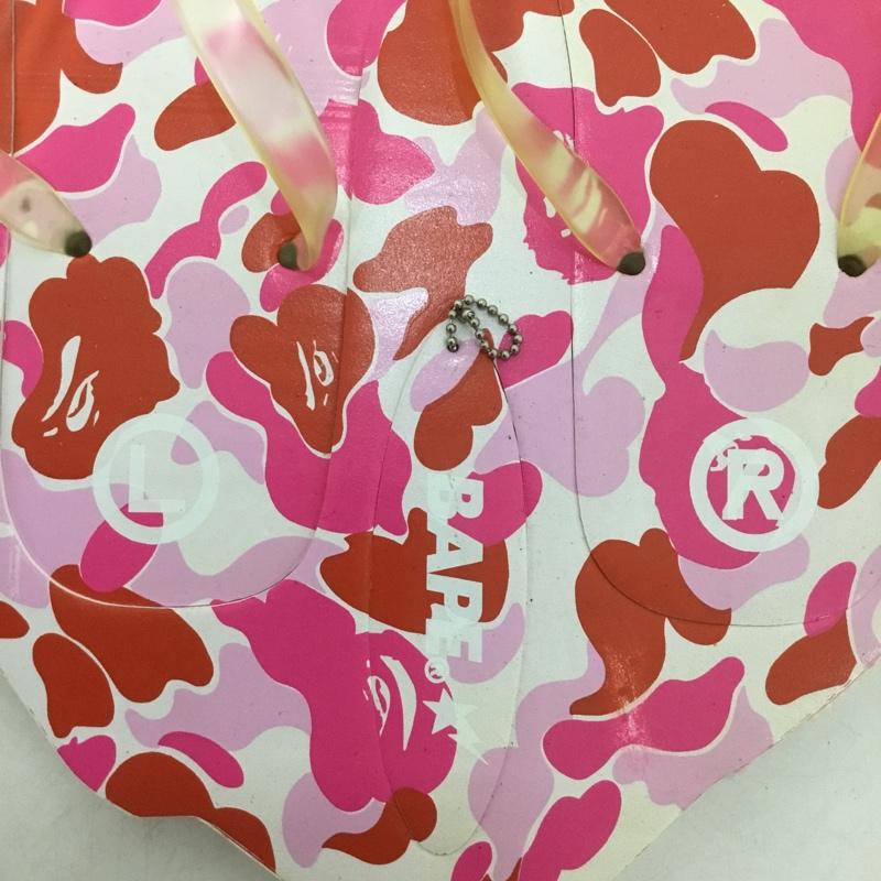 アベイシングエイプ A BATHING APE サンダル サンダル ABC CAMO ビーチサンダル 総柄 マルチカラー / マルチカラー / multicolor メンズ USED 古着 中古 10153364