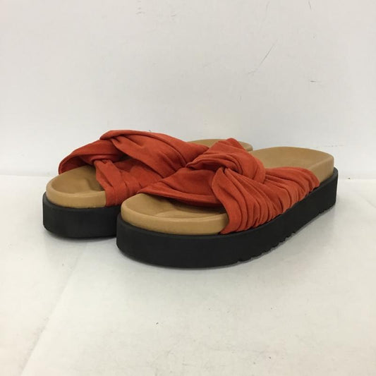 ニコアンド niko and... サンダル サンダル L 無地 橙 / オレンジ / orange レディース USED 古着 中古 10153365