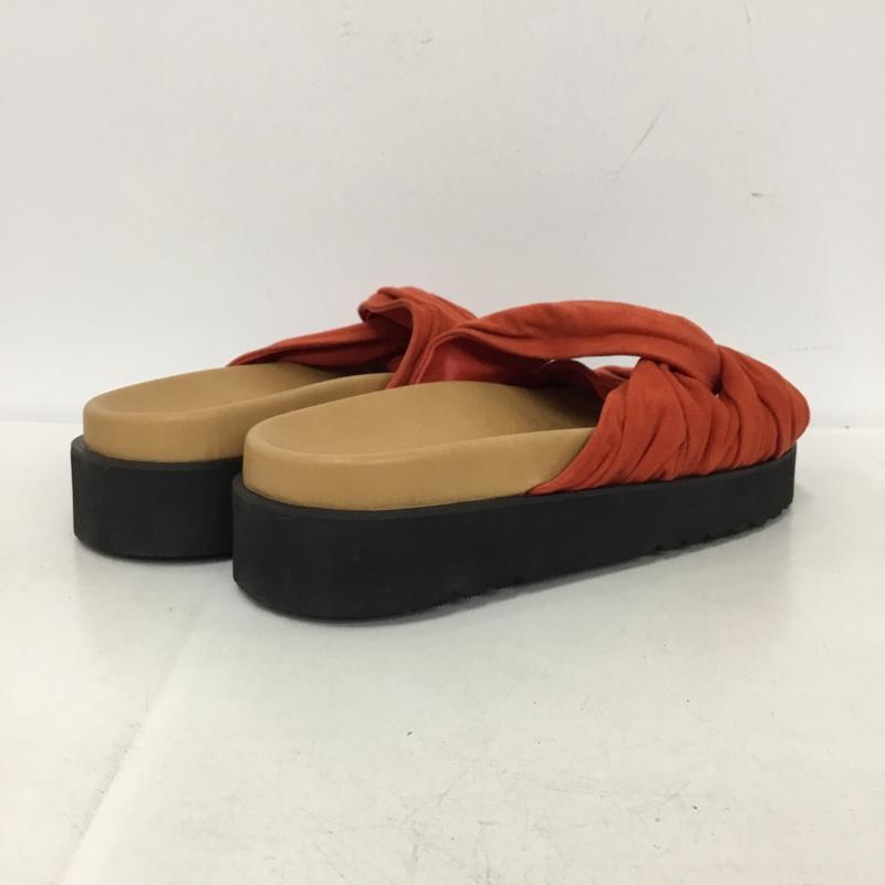 ニコアンド niko and... サンダル サンダル L 無地 橙 / オレンジ / orange レディース USED 古着 中古 10153365