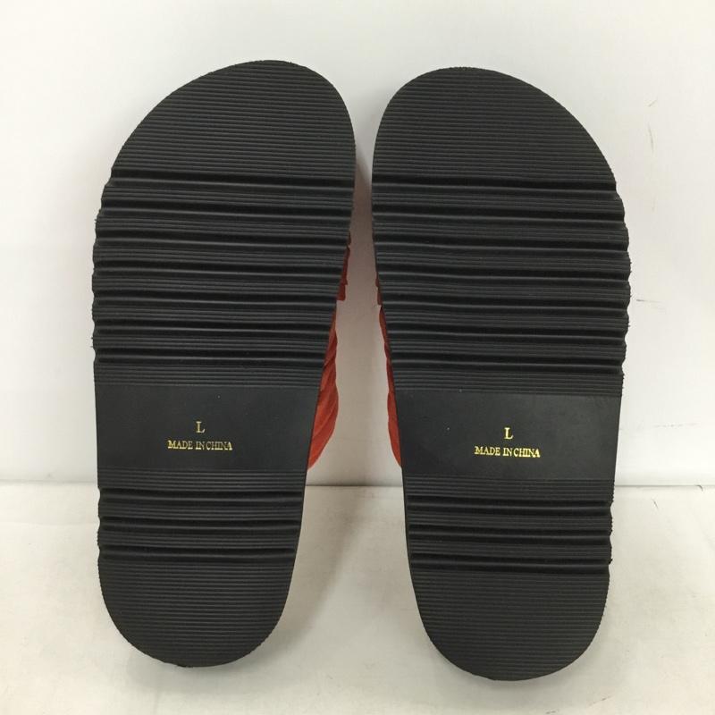 ニコアンド niko and... サンダル サンダル L 無地 橙 / オレンジ / orange レディース USED 古着 中古 10153365