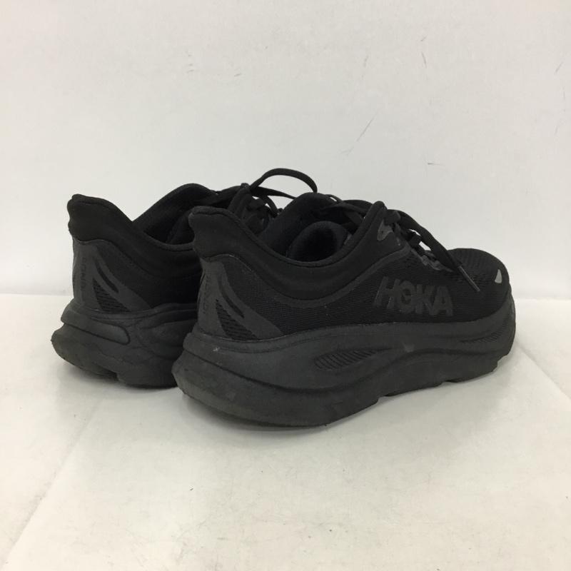 ホカ HOKA スニーカー スニーカー 1162011BBLC BONDI 9 26cm 26.0cm ロゴ、文字 黒 / ブラック / black メンズ USED 古着 中古 10153366