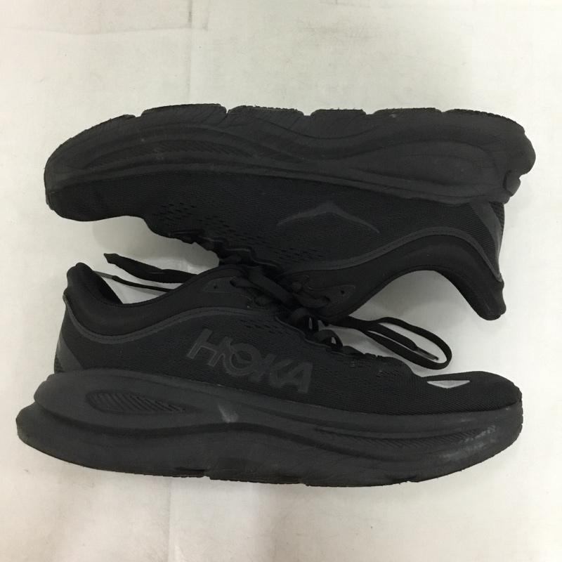 ホカ HOKA スニーカー スニーカー 1162011BBLC BONDI 9 26cm 26.0cm ロゴ、文字 黒 / ブラック / black メンズ USED 古着 中古 10153366