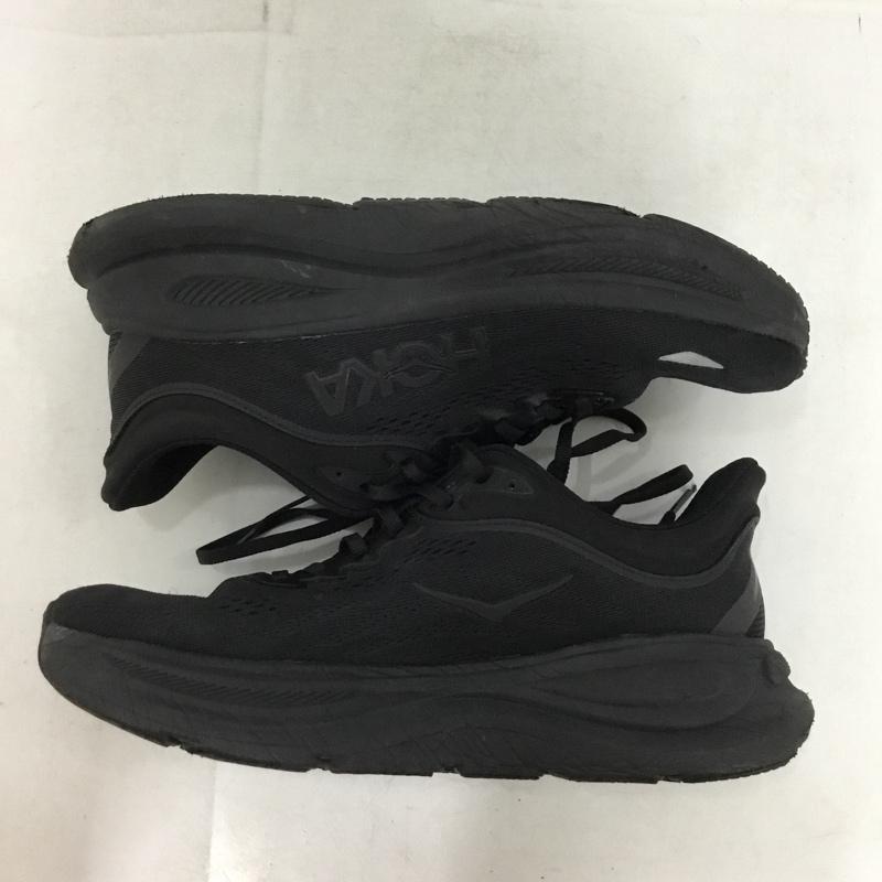 ホカ HOKA スニーカー スニーカー 1162011BBLC BONDI 9 26cm 26.0cm ロゴ、文字 黒 / ブラック / black メンズ USED 古着 中古 10153366