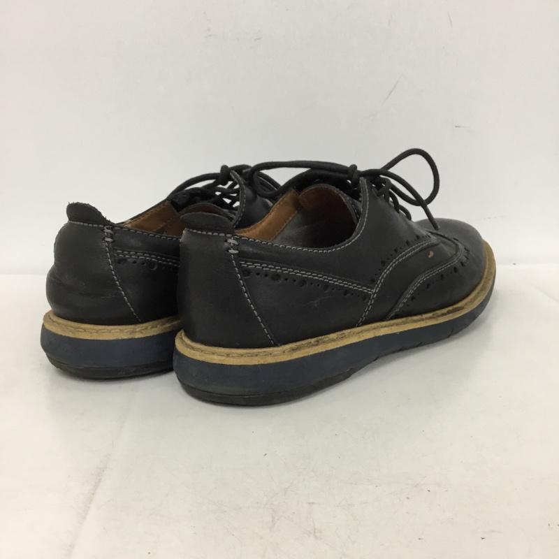 クラークス Clarks 革靴 革靴 26119311 ウィングチップ UK7 US：8 無地 黒 / ブラック / black メンズ USED 古着 中古 10153367