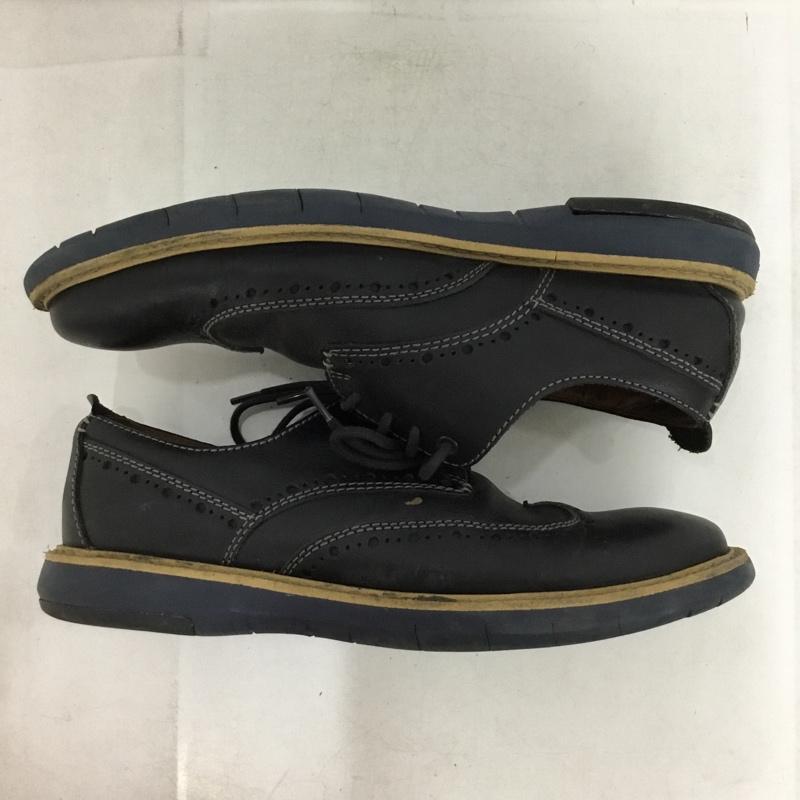 クラークス Clarks 革靴 革靴 26119311 ウィングチップ UK7 US：8 無地 黒 / ブラック / black メンズ USED 古着 中古 10153367