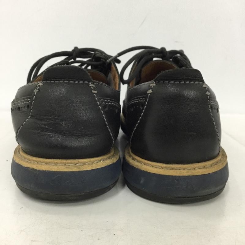クラークス Clarks 革靴 革靴 26119311 ウィングチップ UK7 US：8 無地 黒 / ブラック / black メンズ USED 古着 中古 10153367
