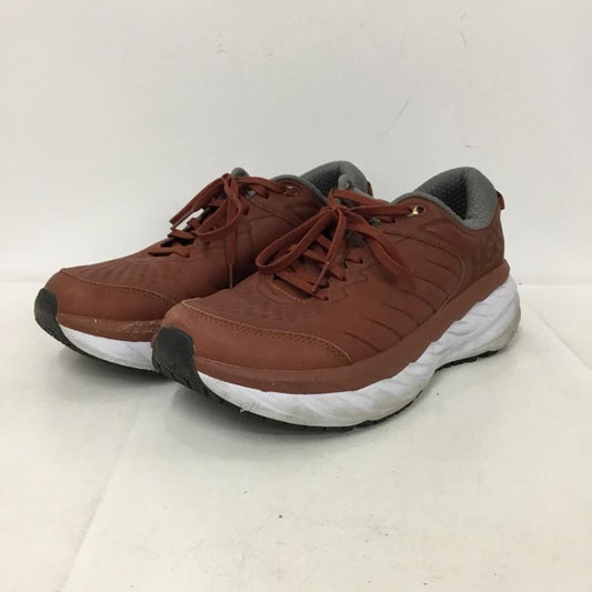 ホカオネオネ HOKA ONEONE スニーカー スニーカー 1110520 BBNW ランニングシューズ BONDI SR 26cm 26.0cm ロゴ、文字 茶 / ブラウン / brown メンズ USED 古着 中古 10153368