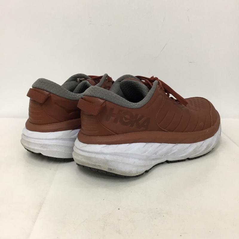 ホカオネオネ HOKA ONEONE スニーカー スニーカー 1110520 BBNW ランニングシューズ BONDI SR 26cm 26.0cm ロゴ、文字 茶 / ブラウン / brown メンズ USED 古着 中古 10153368