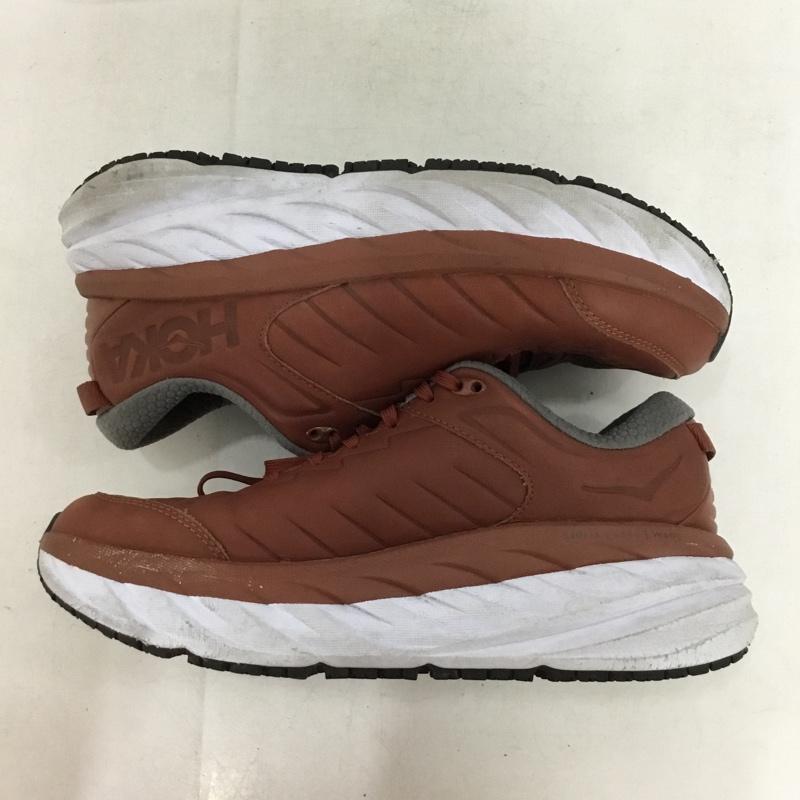 ホカオネオネ HOKA ONEONE スニーカー スニーカー 1110520 BBNW ランニングシューズ BONDI SR 26cm 26.0cm ロゴ、文字 茶 / ブラウン / brown メンズ USED 古着 中古 10153368