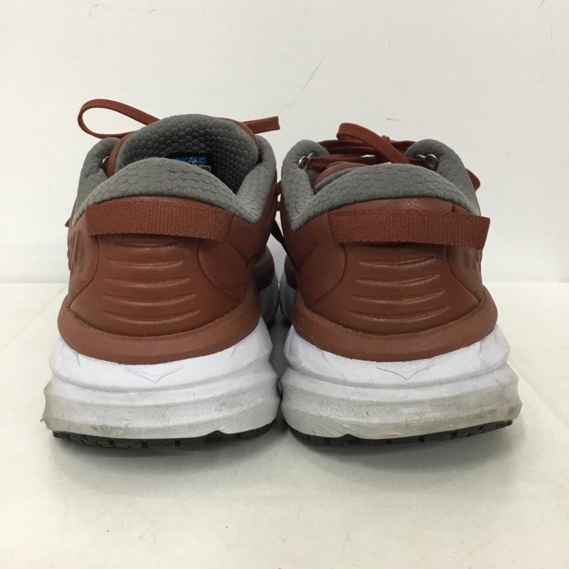 ホカオネオネ HOKA ONEONE スニーカー スニーカー 1110520 BBNW ランニングシューズ BONDI SR 26cm 26.0cm ロゴ、文字 茶 / ブラウン / brown メンズ USED 古着 中古 10153368