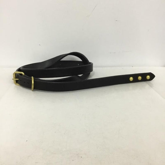 古着 USED ベルト・バックル ベルト Nje スタッズ 無地 黒 / ブラック / black X 金 / ゴールド / gold color メンズ USED 古着 中古 10153371