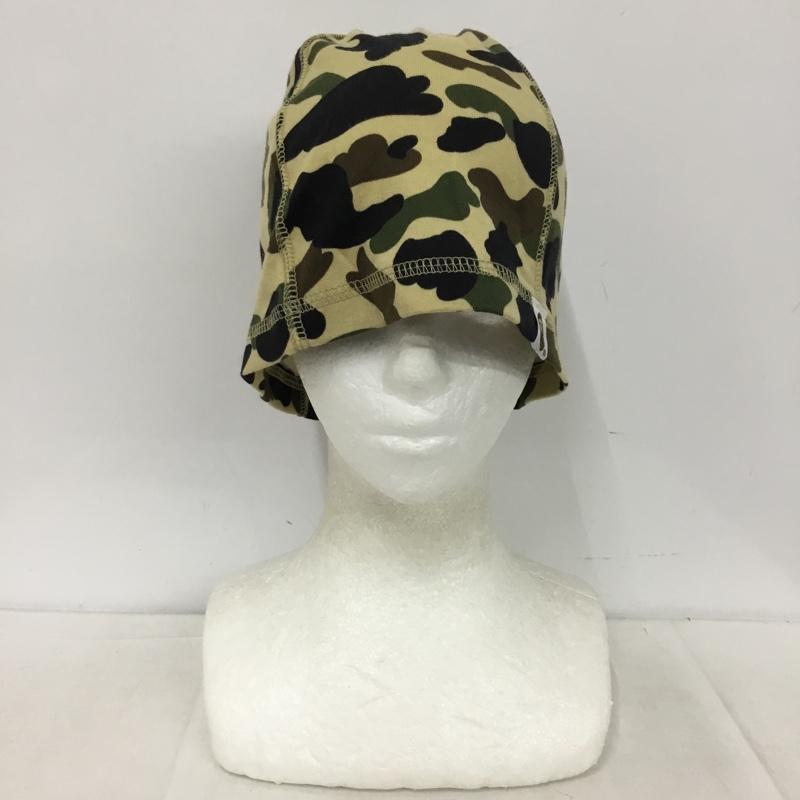 アベイシングエイプ A BATHING APE 帽子 ニット帽 初期 コットン 綿 カモフラージュ柄・迷彩 マルチカラー / マルチカラー / multicolor メンズ USED 古着 中古 10153380