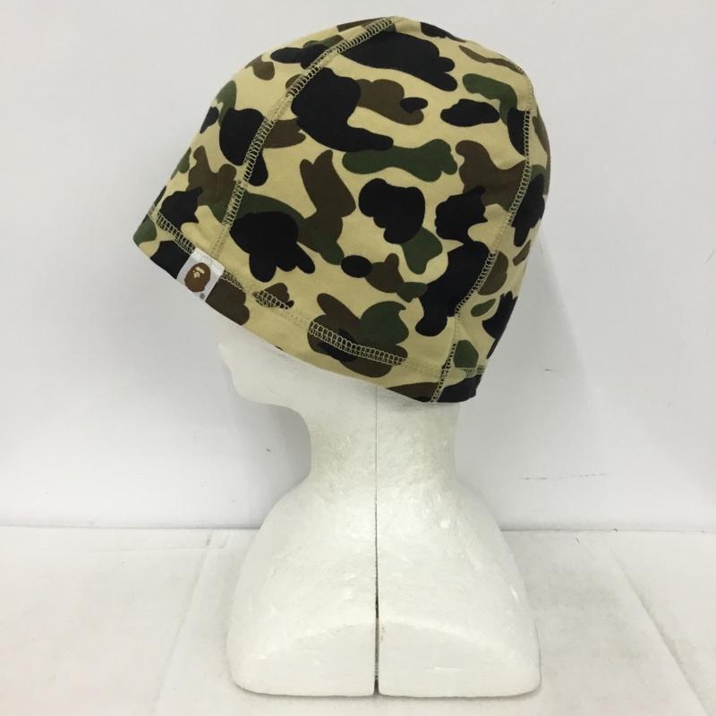 アベイシングエイプ A BATHING APE 帽子 ニット帽 初期 コットン 綿 カモフラージュ柄・迷彩 マルチカラー / マルチカラー / multicolor メンズ USED 古着 中古 10153380