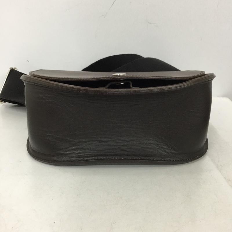 マーガレットハウエル MARGARET HOWELL ショルダーバッグ ショルダーバッグ レザー 無地 茶 / ブラウン / brown レディース USED 古着 中古 10153383