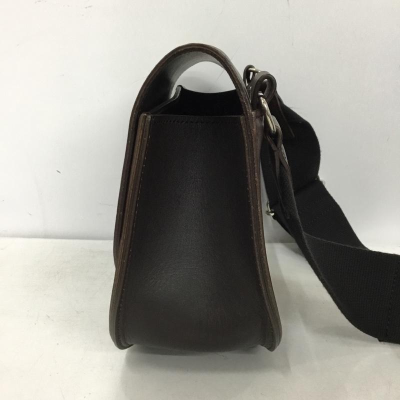 マーガレットハウエル MARGARET HOWELL ショルダーバッグ ショルダーバッグ レザー 無地 茶 / ブラウン / brown レディース USED 古着 中古 10153383