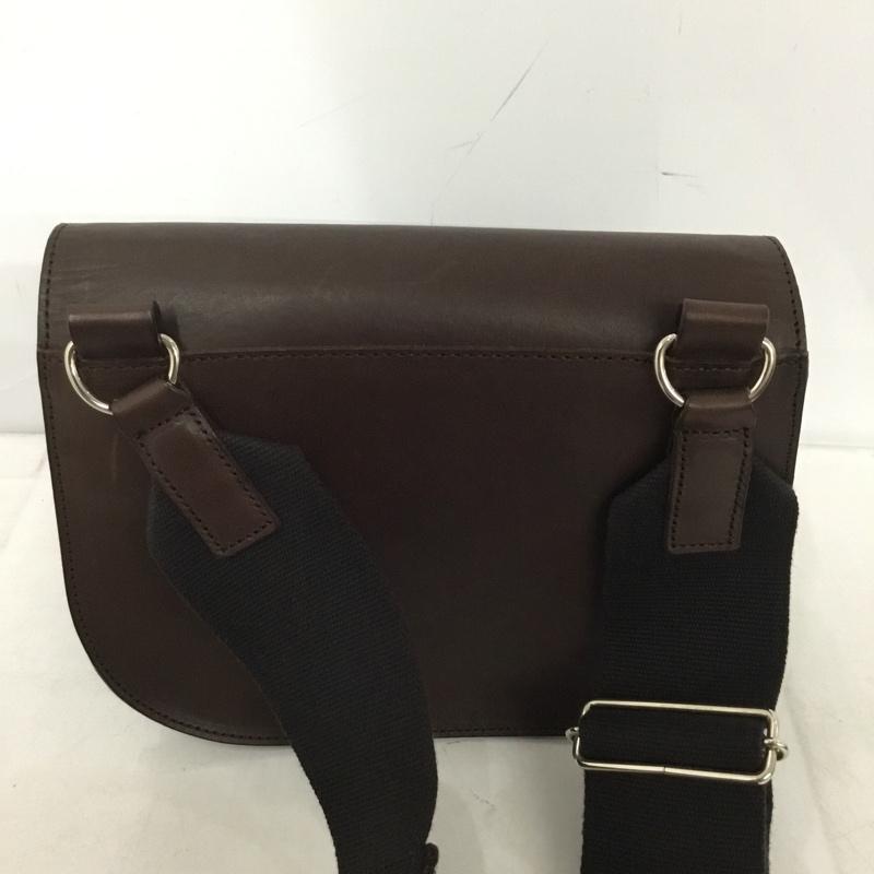 マーガレットハウエル MARGARET HOWELL ショルダーバッグ ショルダーバッグ レザー 無地 茶 / ブラウン / brown レディース USED 古着 中古 10153383