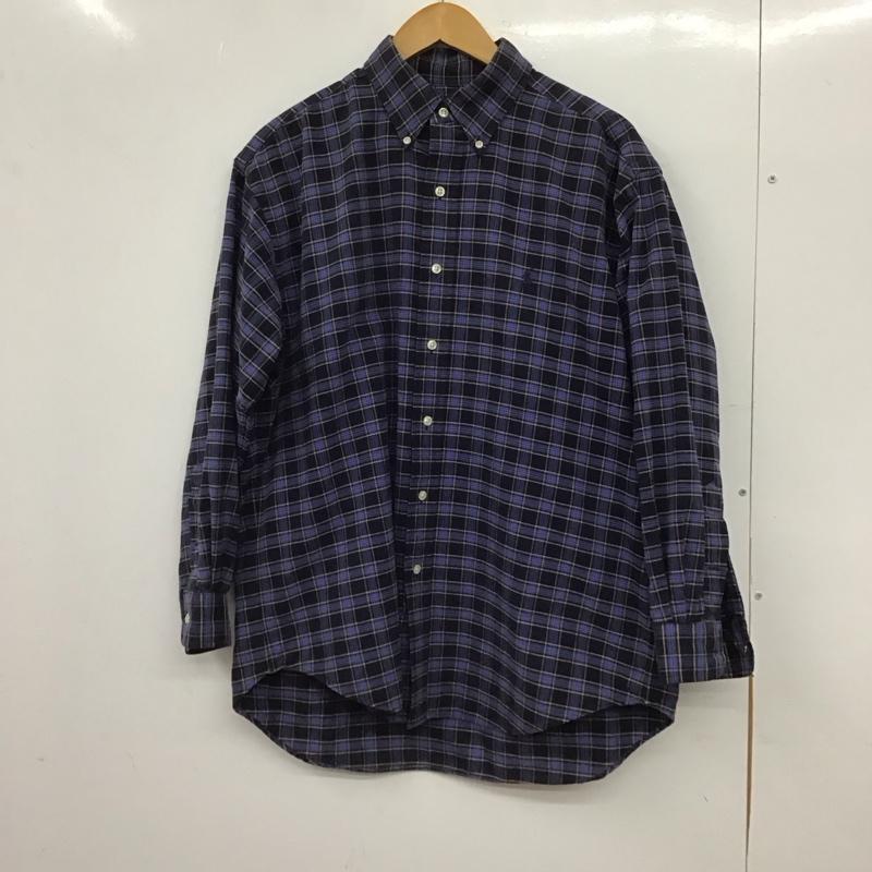 ラルフローレン RALPHLAUREN シャツ、ブラウス 長袖 長袖シャツ チェックシャツ カラーシャツ ボタンダウンシャツ L チェック マルチカラー / マルチカラー / multicolor メンズ USED 古着 中古 10153385