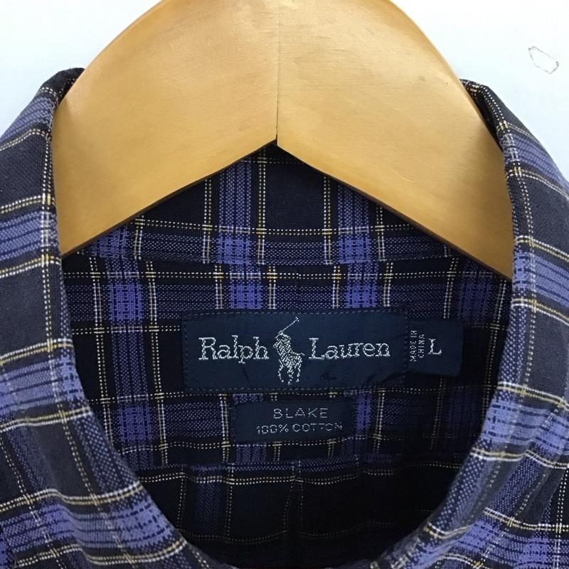 ラルフローレン RALPHLAUREN シャツ、ブラウス 長袖 長袖シャツ チェックシャツ カラーシャツ ボタンダウンシャツ L チェック マルチカラー / マルチカラー / multicolor メンズ USED 古着 中古 10153385