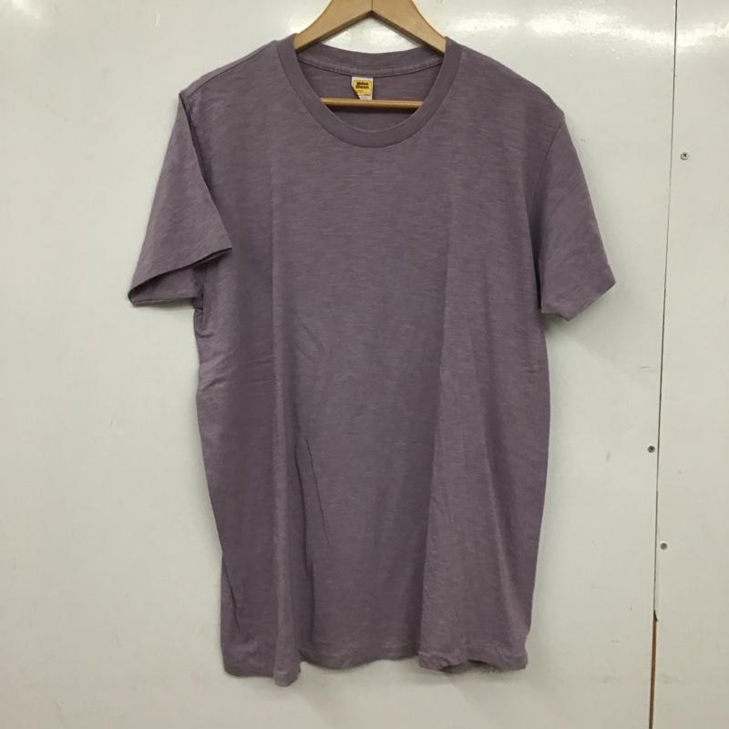 ベルバシーン Velva Sheen Tシャツ 半袖 半袖カットソー 無地Tシャツ クルーネックカットソー L 無地 紫 / パープル / purple メンズ USED 古着 中古 10153388