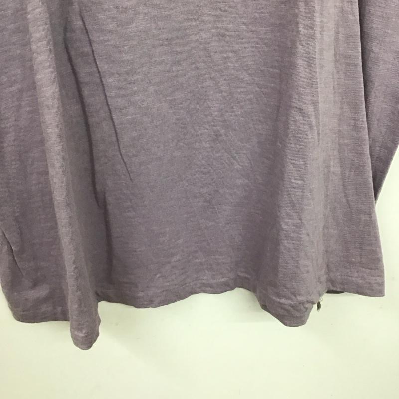 ベルバシーン Velva Sheen Tシャツ 半袖 半袖カットソー 無地Tシャツ クルーネックカットソー L 無地 紫 / パープル / purple メンズ USED 古着 中古 10153388