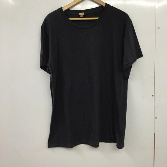 ベルバシーン Velva Sheen Tシャツ 半袖 半袖カットソー プリントTシャツ クルーネックカットソー L 無地 ダークグレー / ダークグレー / メンズ USED 古着 中古 10153394