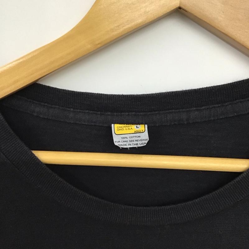 ベルバシーン Velva Sheen Tシャツ 半袖 半袖カットソー プリントTシャツ クルーネックカットソー L 無地 ダークグレー / ダークグレー / メンズ USED 古着 中古 10153394