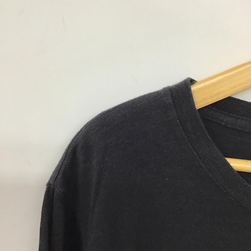 ベルバシーン Velva Sheen Tシャツ 半袖 半袖カットソー プリントTシャツ クルーネックカットソー L 無地 ダークグレー / ダークグレー / メンズ USED 古着 中古 10153394