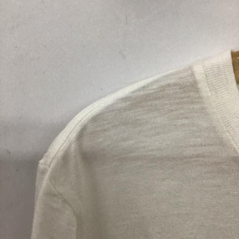 ベルバシーン Velva Sheen Tシャツ 半袖 半袖カットソー プリントTシャツ クルーネックカットソー L 無地 白 / ホワイト / white メンズ USED 古着 中古 10153399