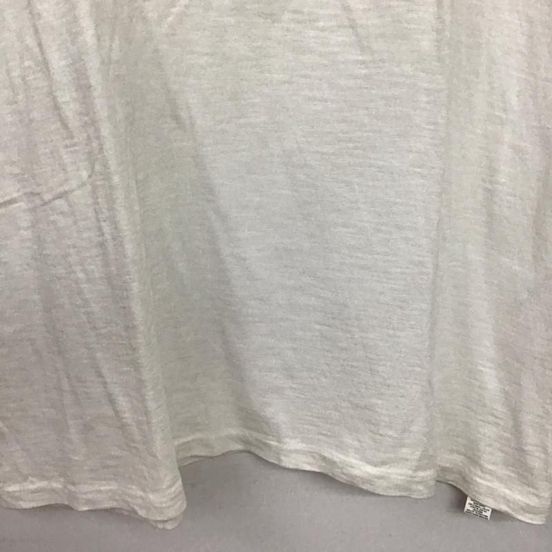 ベルバシーン Velva Sheen Tシャツ 半袖 半袖カットソー プリントTシャツ クルーネックカットソー L 無地 白 / ホワイト / white メンズ USED 古着 中古 10153399