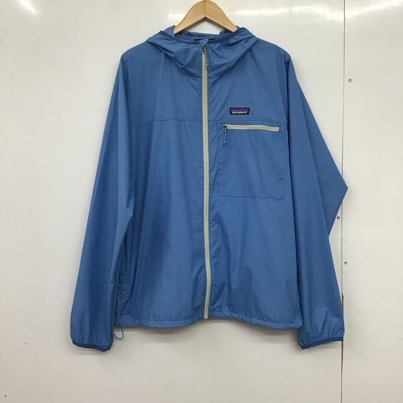 パタゴニア patagonia ジャケット、上着 ジャンパー、ブルゾン 20495sp26 ジップアップジャケット アウター L ロゴ、文字 水色 / ライトブルー / メンズ USED 古着 中古 10153401