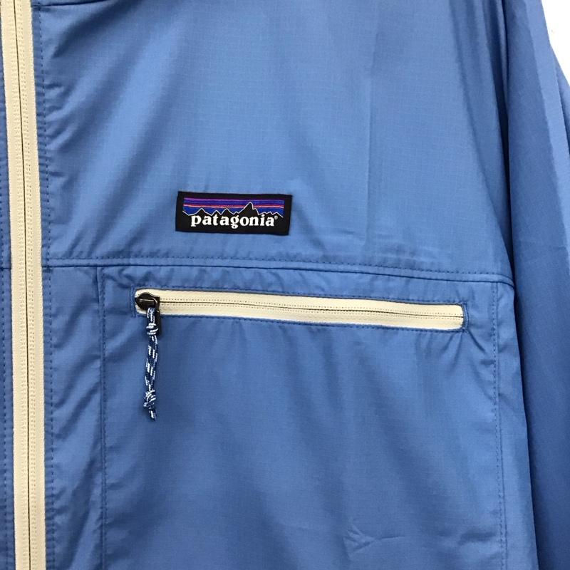 パタゴニア patagonia ジャケット、上着 ジャンパー、ブルゾン 20495sp26 ジップアップジャケット アウター L ロゴ、文字 水色 / ライトブルー / メンズ USED 古着 中古 10153401