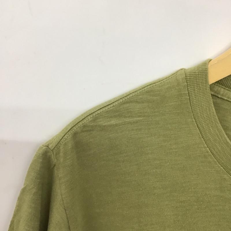 ベルバシーン Velva Sheen Tシャツ 半袖 半袖カットソー プリントTシャツ クルーネックカットソー L 無地 カーキ / カーキ / khaki メンズ USED 古着 中古 10153402