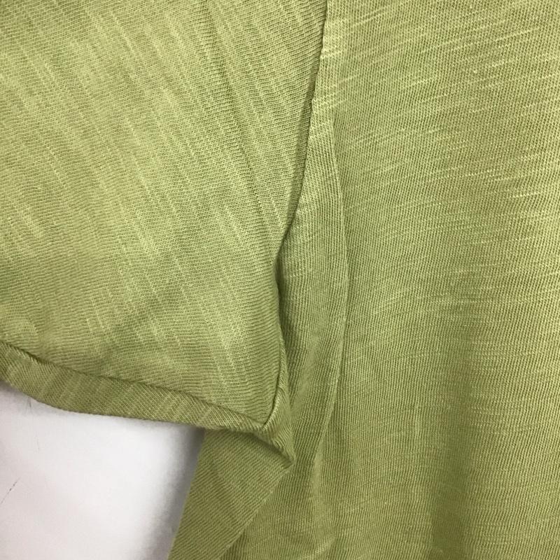 ベルバシーン Velva Sheen Tシャツ 半袖 半袖カットソー プリントTシャツ クルーネックカットソー L 無地 カーキ / カーキ / khaki メンズ USED 古着 中古 10153402