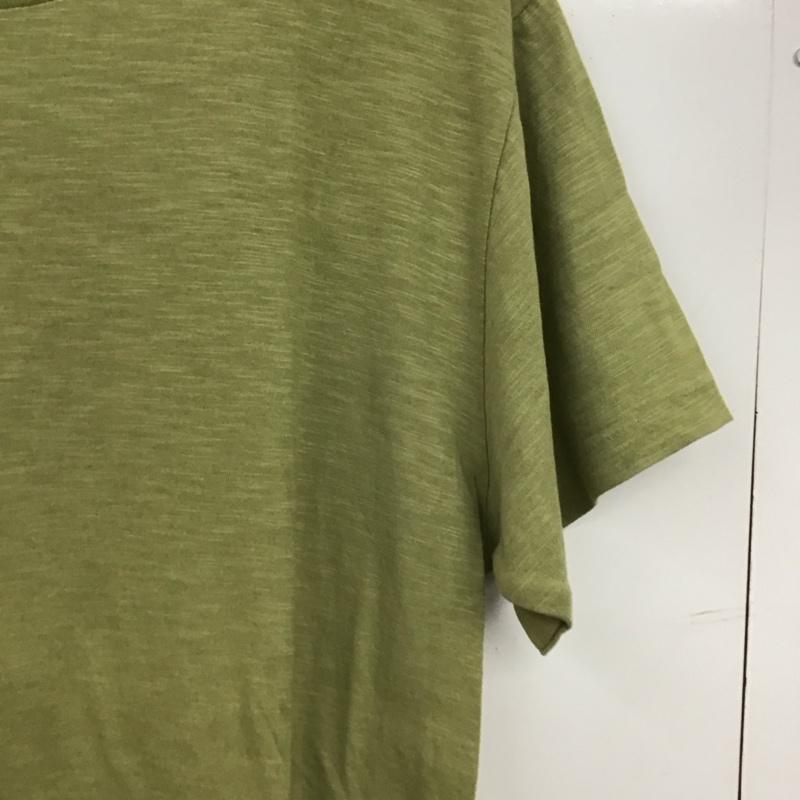 ベルバシーン Velva Sheen Tシャツ 半袖 半袖カットソー プリントTシャツ クルーネックカットソー L 無地 カーキ / カーキ / khaki メンズ USED 古着 中古 10153402