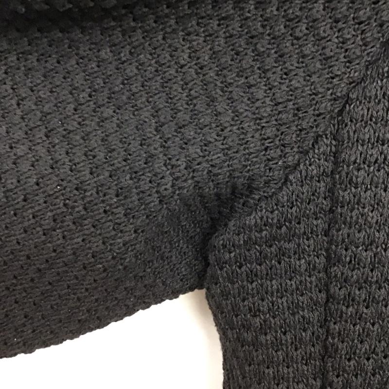 ザラ ZARA カーディガン 長袖 長袖カーディガン 前開き ノーカラー ニット L 無地 ダークグレー / ダークグレー / メンズ USED 古着 中古 10153404