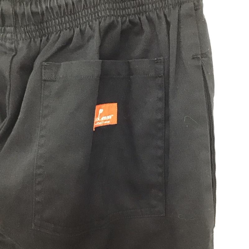 クックマン COOKMAN パンツ ワークパンツ、ペインターパンツ ワークパンツ ワイドパンツ カジュアルパンツ M ロゴ、文字 黒 / ブラック / black メンズ USED 古着 中古 10153408