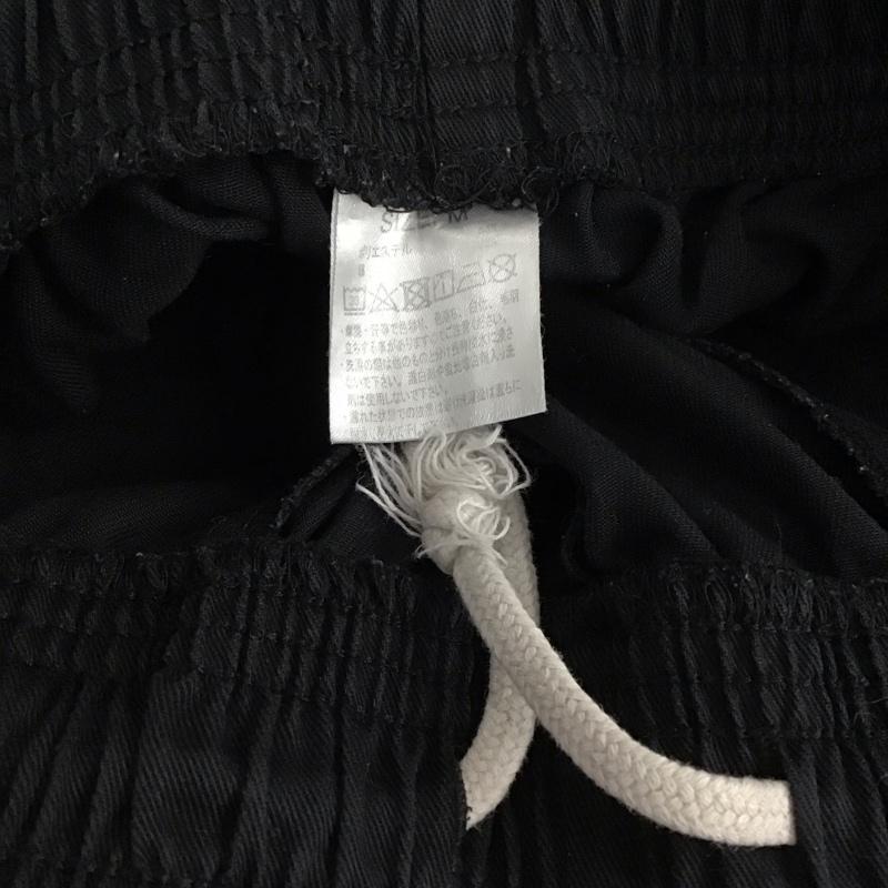 クックマン COOKMAN パンツ ワークパンツ、ペインターパンツ ワークパンツ ワイドパンツ カジュアルパンツ M ロゴ、文字 黒 / ブラック / black メンズ USED 古着 中古 10153408