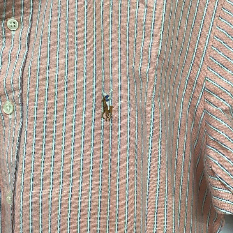 ラルフローレン RALPHLAUREN シャツ、ブラウス 半袖 半袖シャツ ストライプシャツ ボタンダウンシャツ L ストライプ マルチカラー / マルチカラー / multicolor メンズ USED 古着 中古 10153413