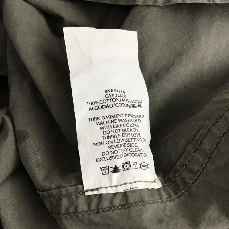 アルマーニエクスチェンジ ARMANI EXCHANGE シャツ、ブラウス 半袖 半袖シャツ プリントシャツ ポケットシャツ M ロゴ、文字 カーキ / カーキ / khaki メンズ USED 古着 中古 10153414