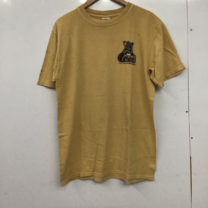 クレイジーシャツ crazy shirts Tシャツ 半袖 半袖カットソー プリントTシャツ クルーネックカットソー M プリント ベージュ / ベージュ / beige メンズ USED 古着 中古 10153416